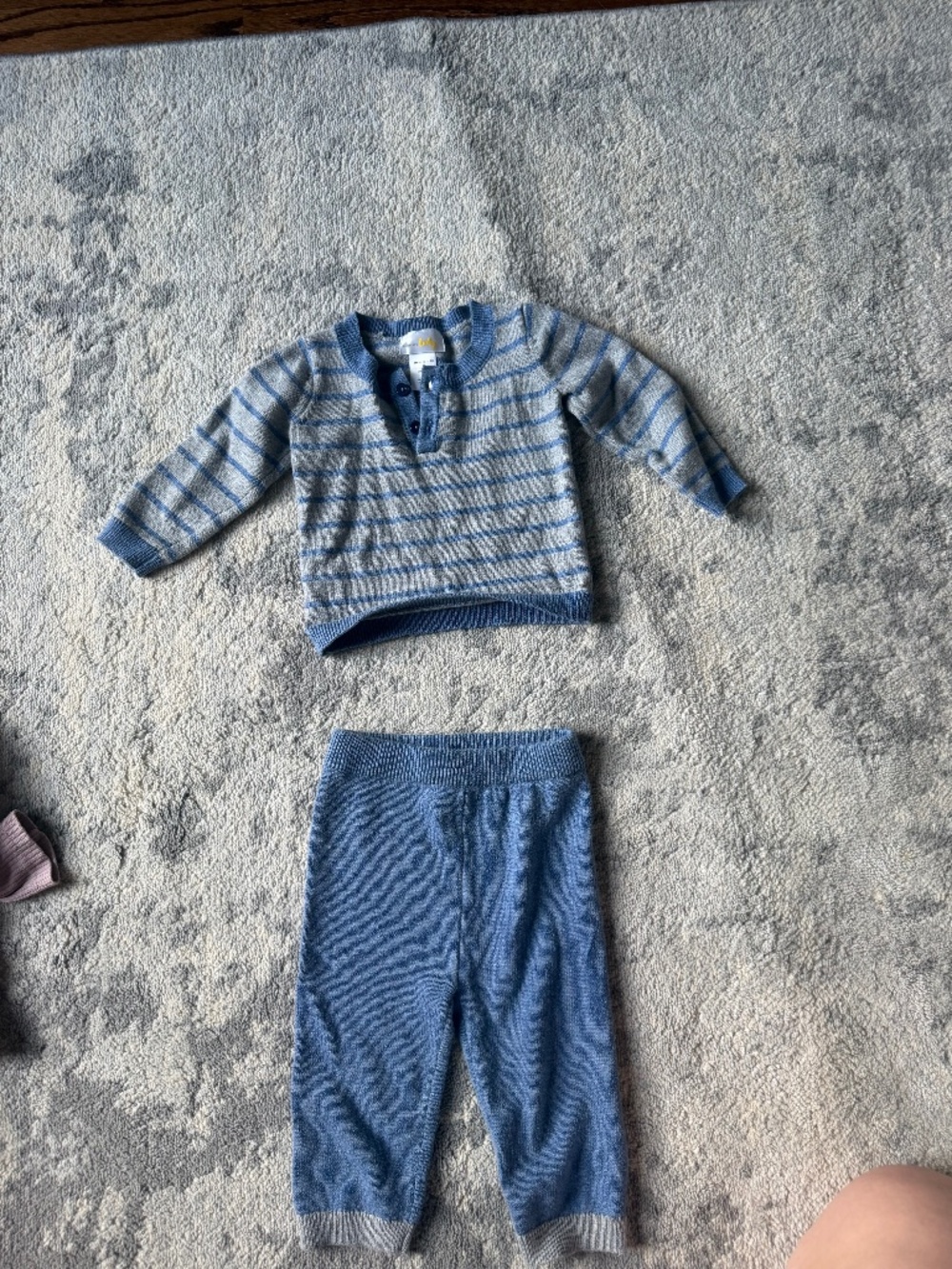 Bloomie's Baby Matching Blue Set